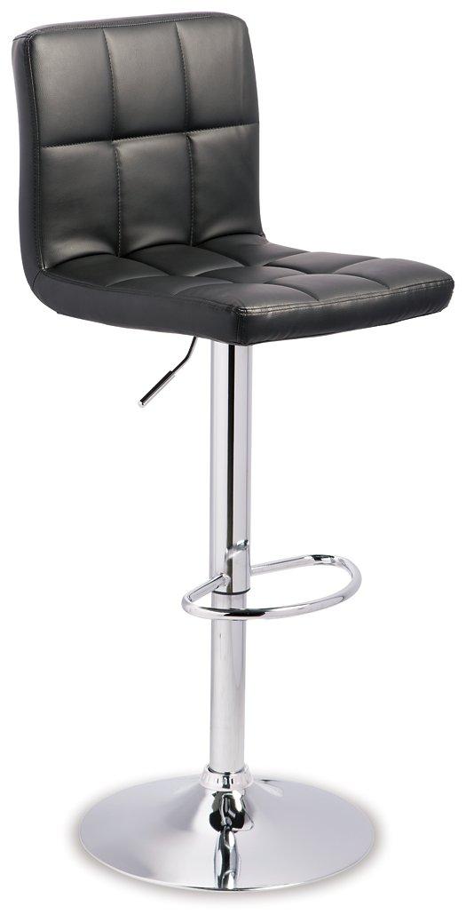Bellatier Adjustable Height Bar Stool - Ideal Furniture (Fresno,CA)