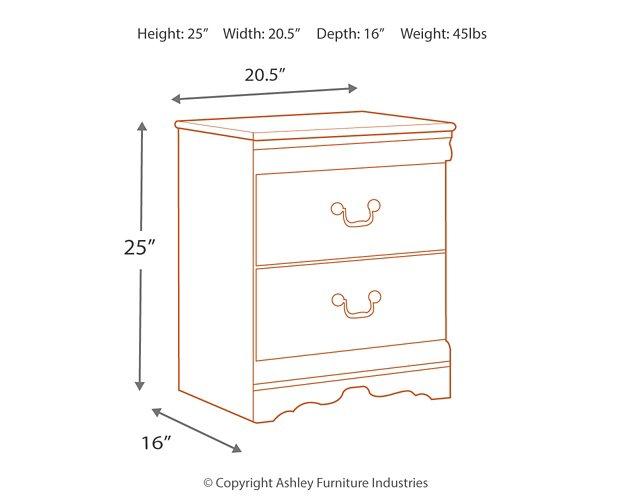 Anarasia Nightstand - Ideal Furniture (Fresno,CA)