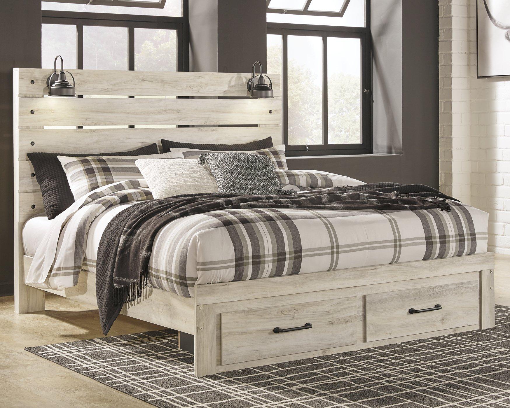 Cambeck Bed with 2 Storage Drawers - Ideal Furniture (Fresno,CA)