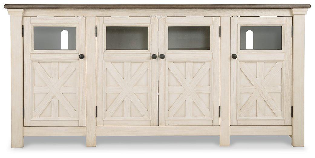 Bolanburg 74" TV Stand - Ideal Furniture (Fresno,CA)