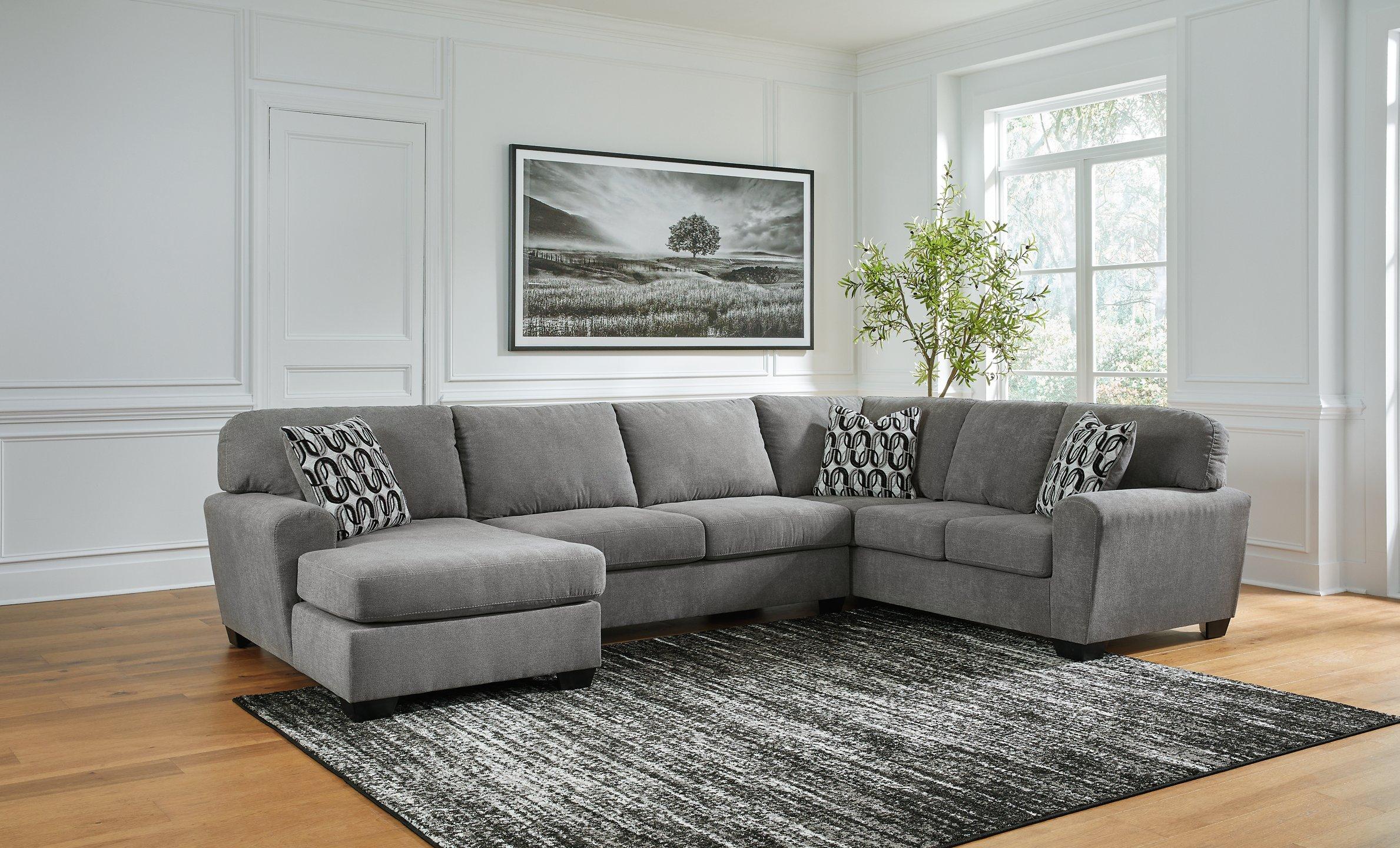 Birkdale Court Sectional with Chaise - Ideal Furniture (Fresno,CA)