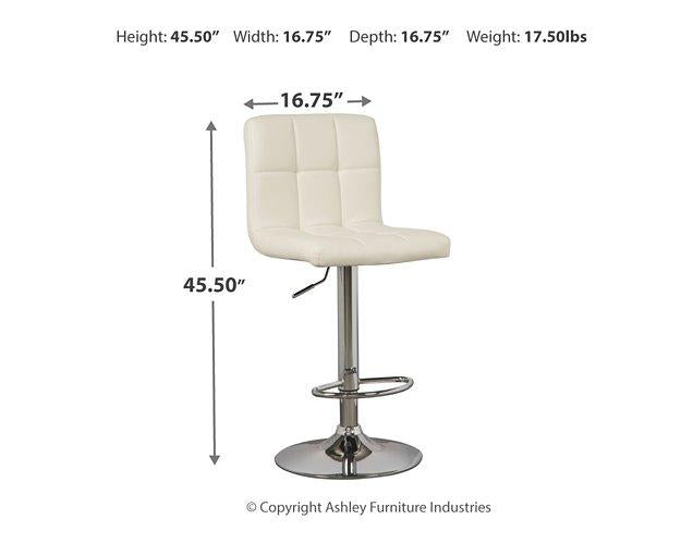 Bellatier Adjustable Height Bar Stool - Ideal Furniture (Fresno,CA)