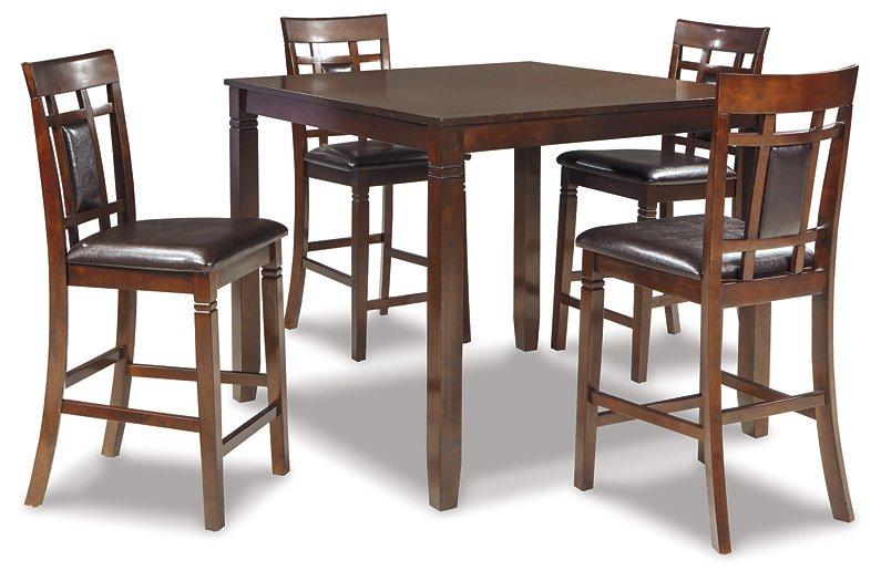 Bennox Counter Height Dining Table and Bar Stools (Set of 5) - Ideal Furniture (Fresno,CA)
