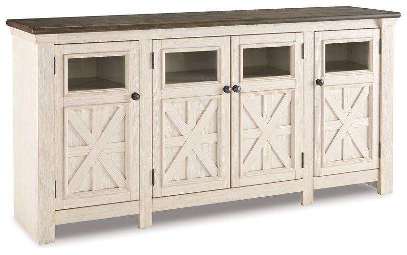 Bolanburg 74" TV Stand - Ideal Furniture (Fresno,CA)