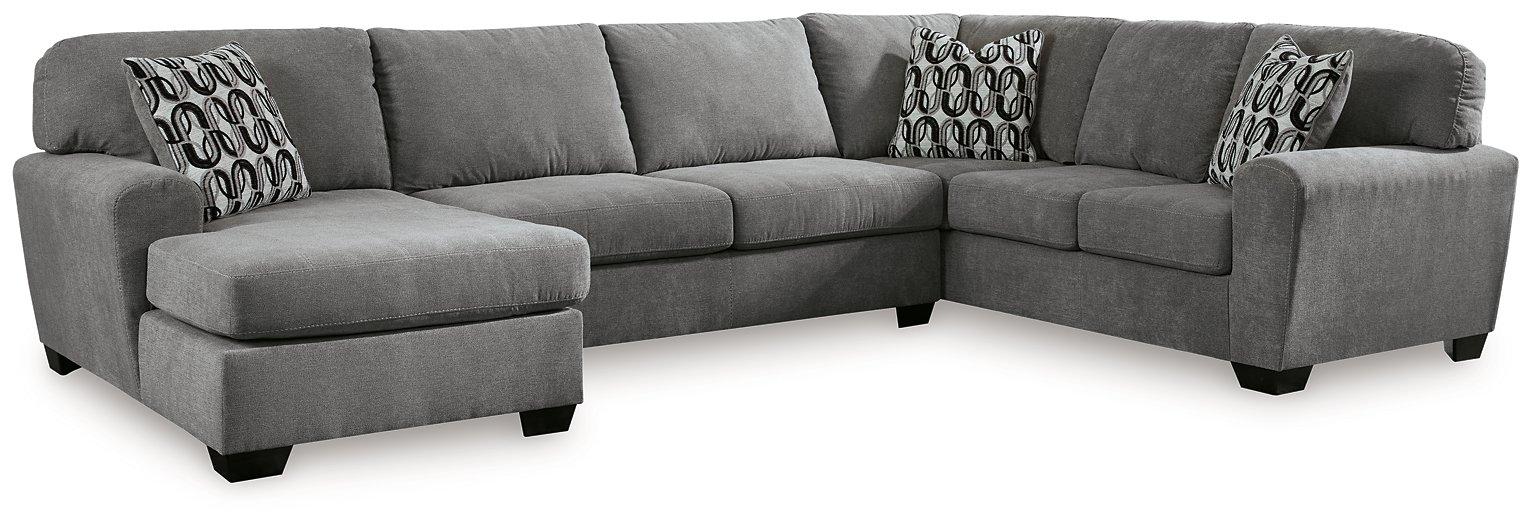 Birkdale Court Sectional with Chaise - Ideal Furniture (Fresno,CA)