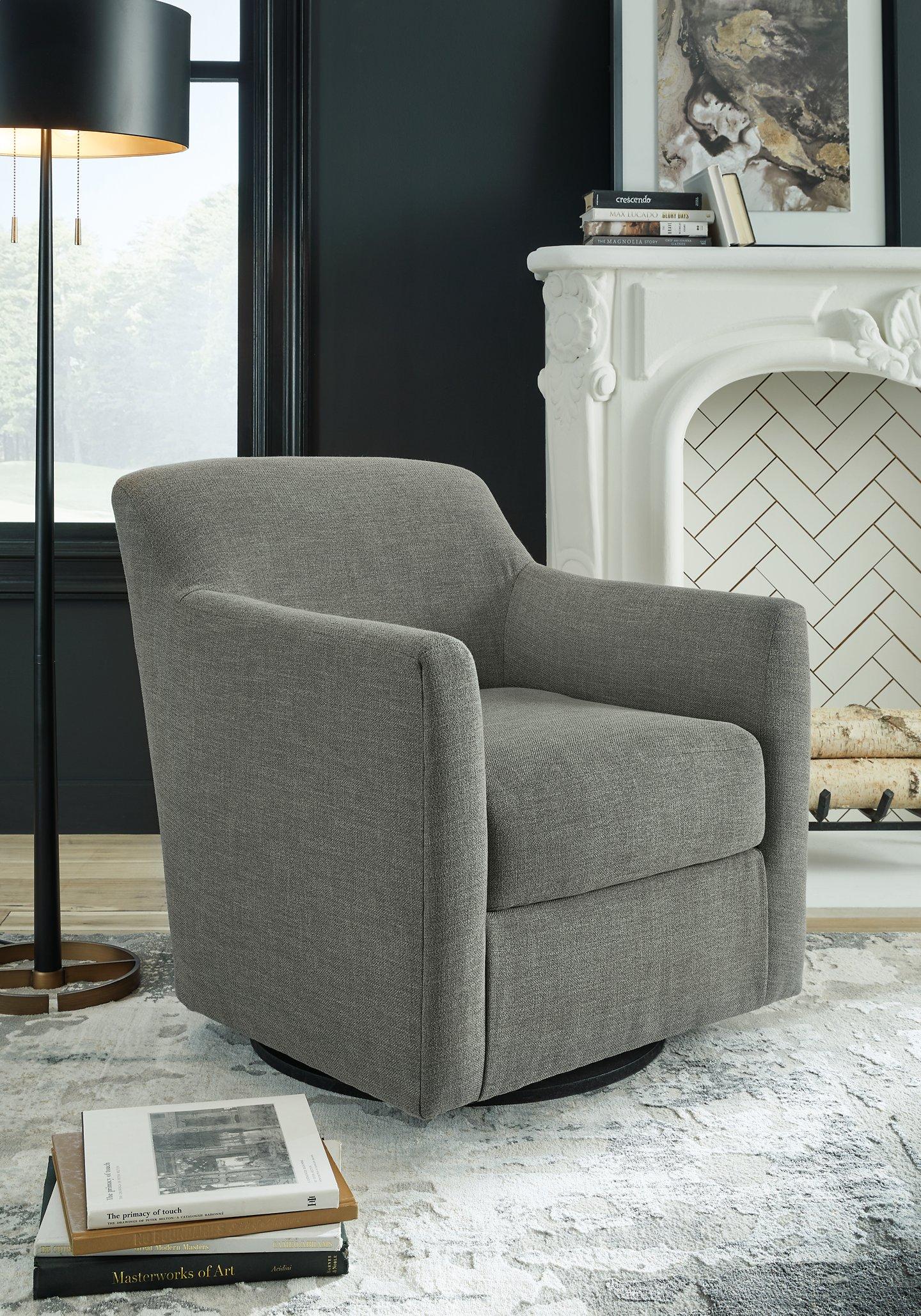 Bradney Swivel Accent Chair - Ideal Furniture (Fresno,CA)