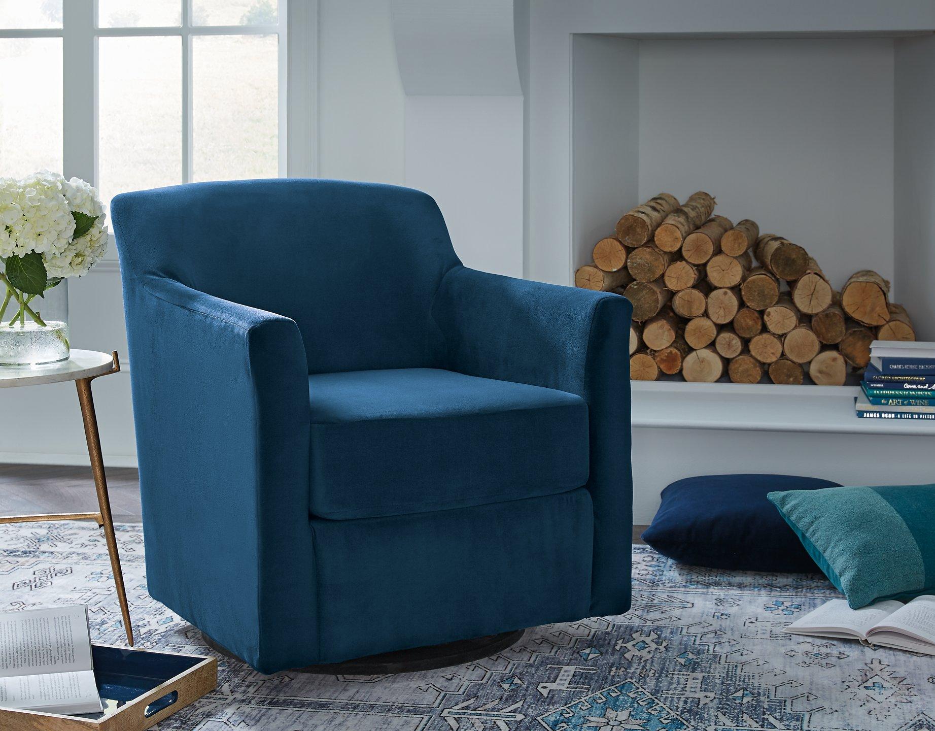 Bradney Swivel Accent Chair - Ideal Furniture (Fresno,CA)