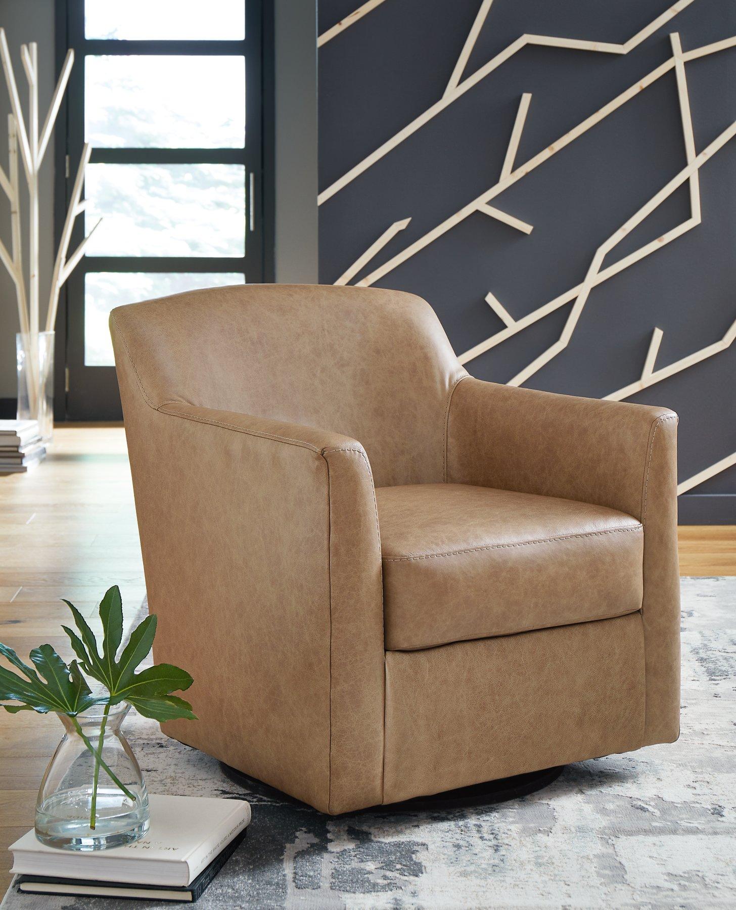 Bradney Swivel Accent Chair - Ideal Furniture (Fresno,CA)