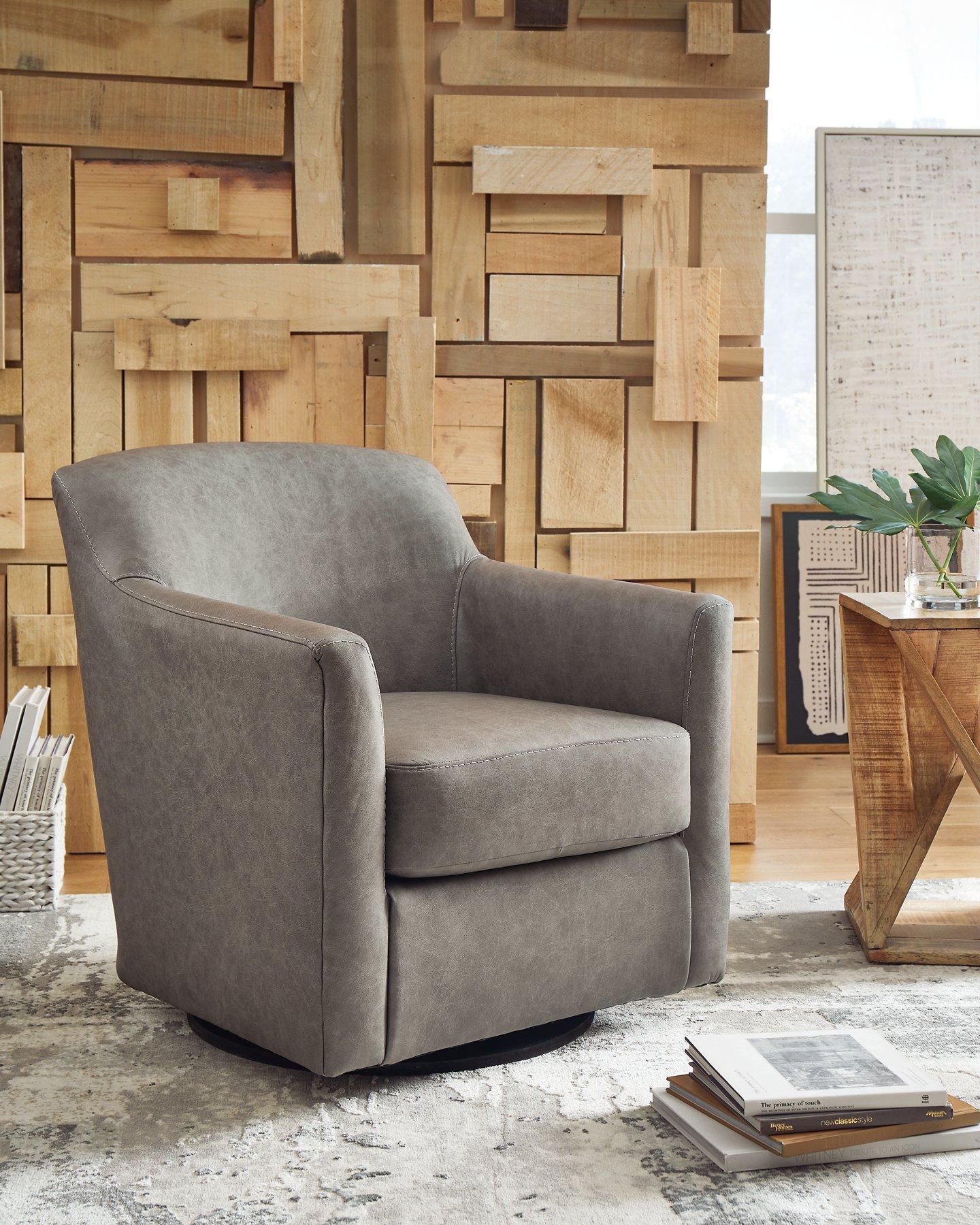 Bradney Swivel Accent Chair - Ideal Furniture (Fresno,CA)