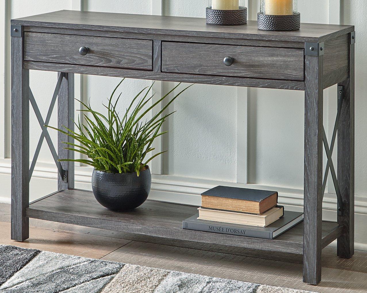 Freedan Sofa/Console Table - Ideal Furniture (Fresno,CA)