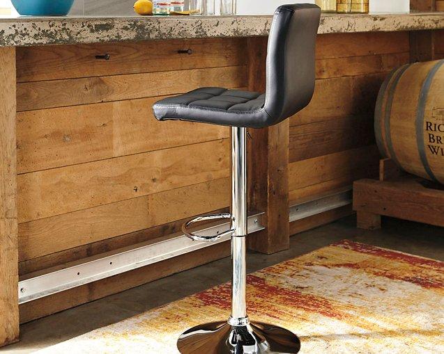 Bellatier Adjustable Height Bar Stool - Ideal Furniture (Fresno,CA)