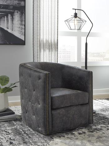 Brentlow Swivel Accent Chair - Ideal Furniture (Fresno,CA)