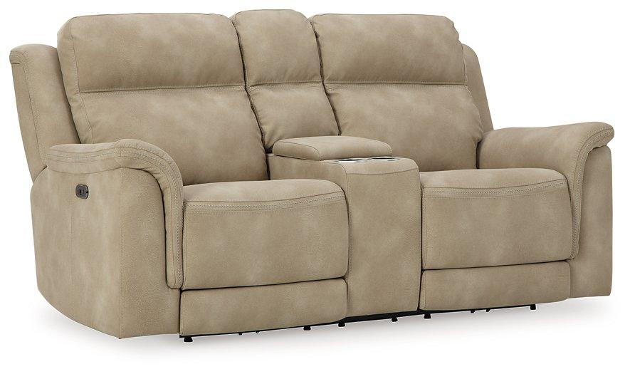 Next-Gen DuraPella Power Reclining Loveseat with Console - Ideal Furniture (Fresno,CA)