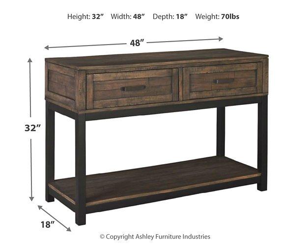 Johurst Sofa/Console Table - Ideal Furniture (Fresno,CA)