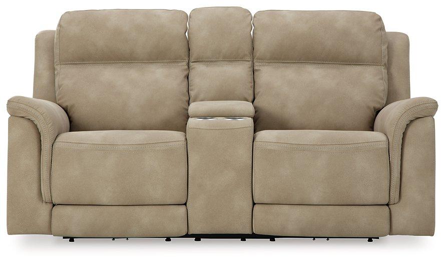 Next-Gen DuraPella Power Reclining Loveseat with Console - Ideal Furniture (Fresno,CA)