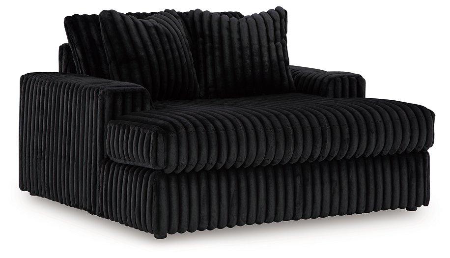 Midnight-Madness Oversized Chaise - Ideal Furniture (Fresno,CA)