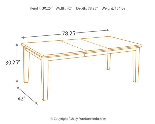 Haddigan Dining Set - Ideal Furniture (Fresno,CA)