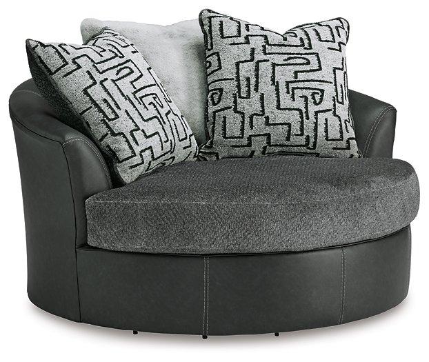 Brixley Pier Oversized Swivel Accent Chair - Ideal Furniture (Fresno,CA)