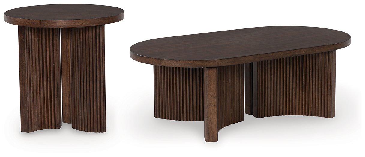 Korestone Occasional Table Set - Ideal Furniture (Fresno,CA)