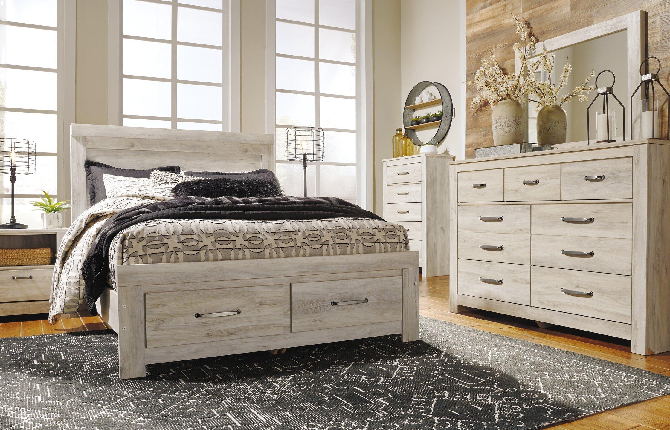 Bellaby Bed with 2 Storage Drawers - Ideal Furniture (Fresno,CA)