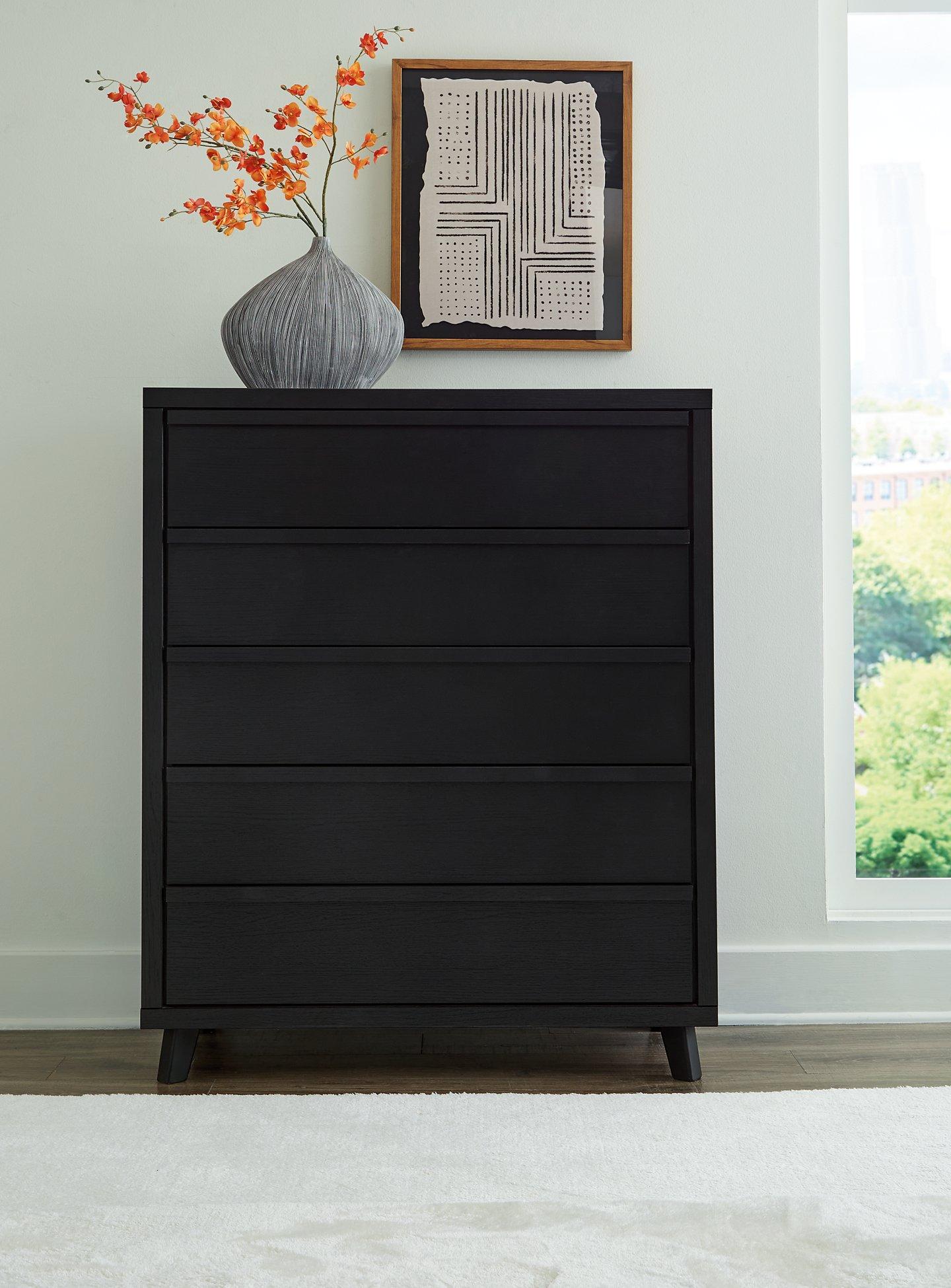Danziar Wide Chest of Drawers - Ideal Furniture (Fresno,CA)