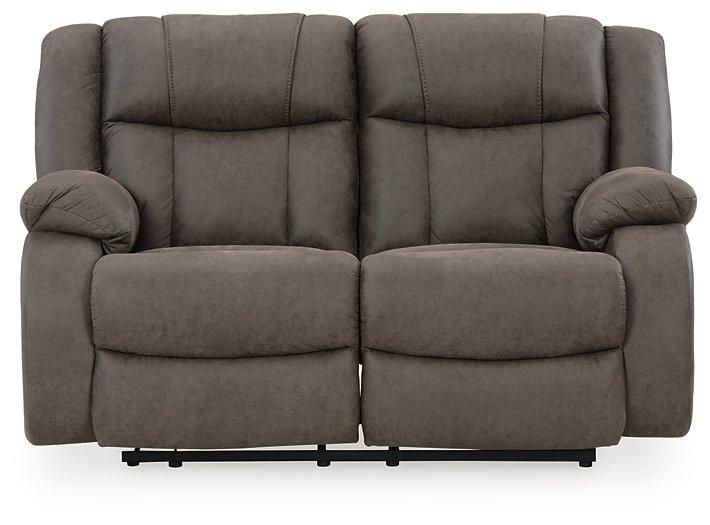 First Base Reclining Loveseat - Ideal Furniture (Fresno,CA)