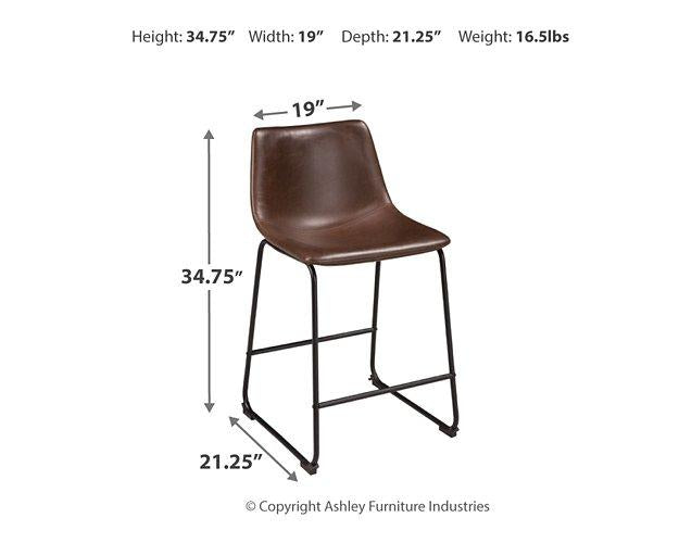 Centiar Counter Height Bar Stool - Ideal Furniture (Fresno,CA)