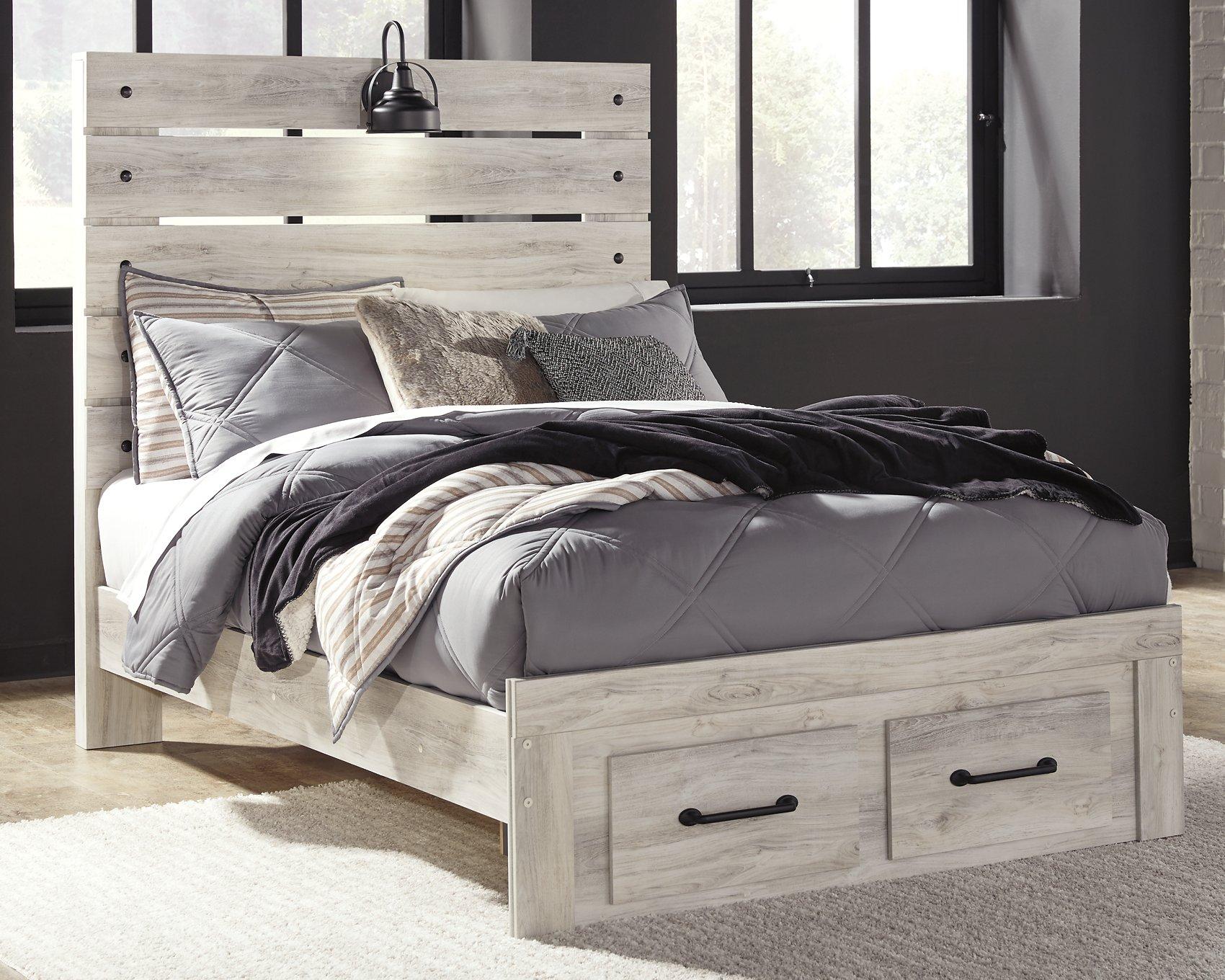 Cambeck Bed with 2 Storage Drawers - Ideal Furniture (Fresno,CA)