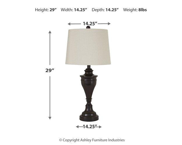 Darlita Table Lamp (Set of 2) - Ideal Furniture (Fresno,CA)