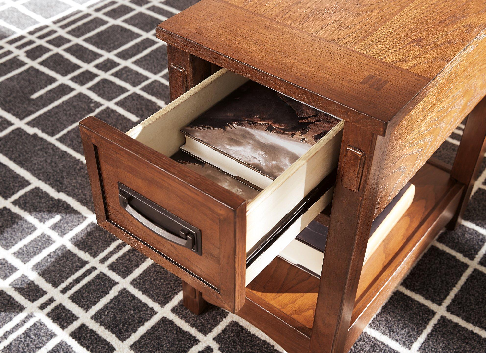 Breegin Chairside End Table - Ideal Furniture (Fresno,CA)