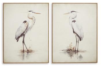Aubinell Wall Art (Set of 2) - Ideal Furniture (Fresno,CA)