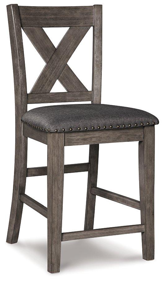 Caitbrook Counter Height Upholstered Bar Stool - Ideal Furniture (Fresno,CA)