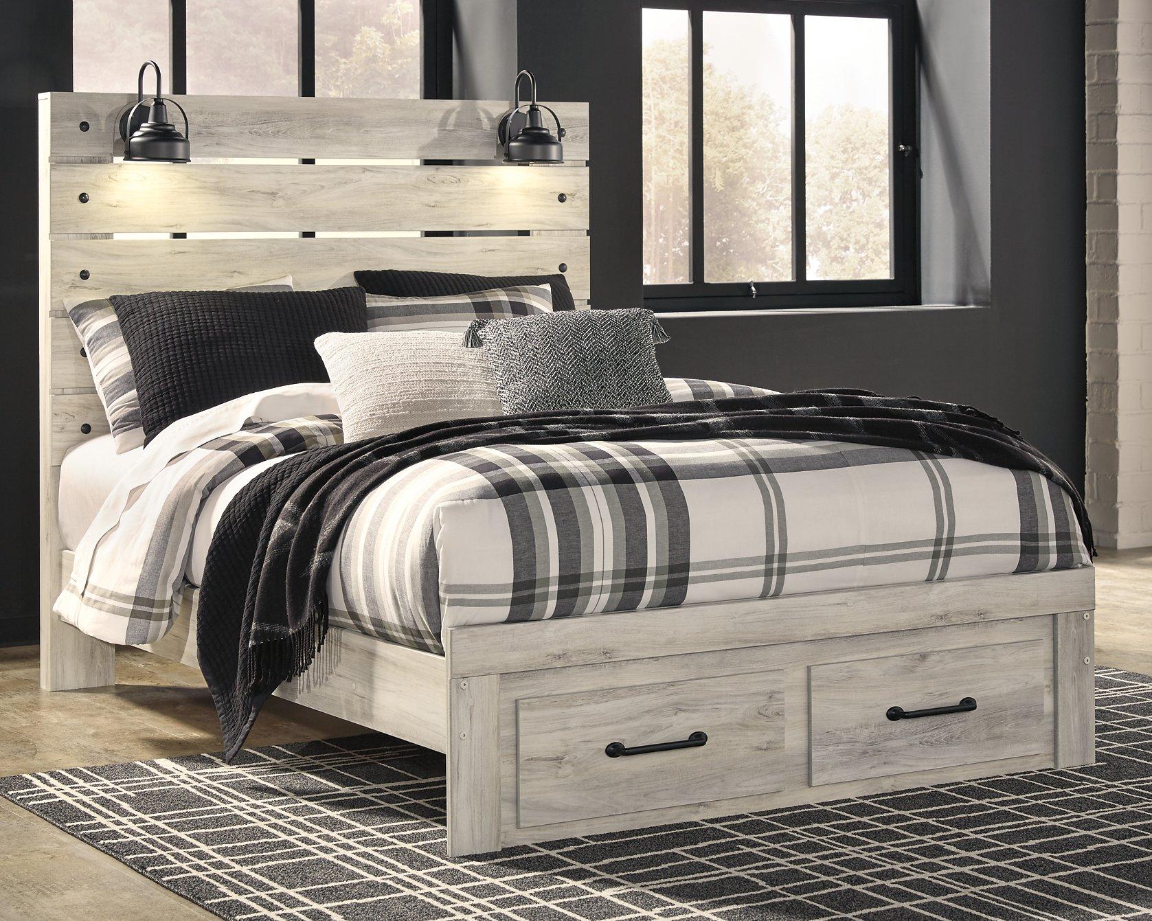 Cambeck Bed with 2 Storage Drawers - Ideal Furniture (Fresno,CA)