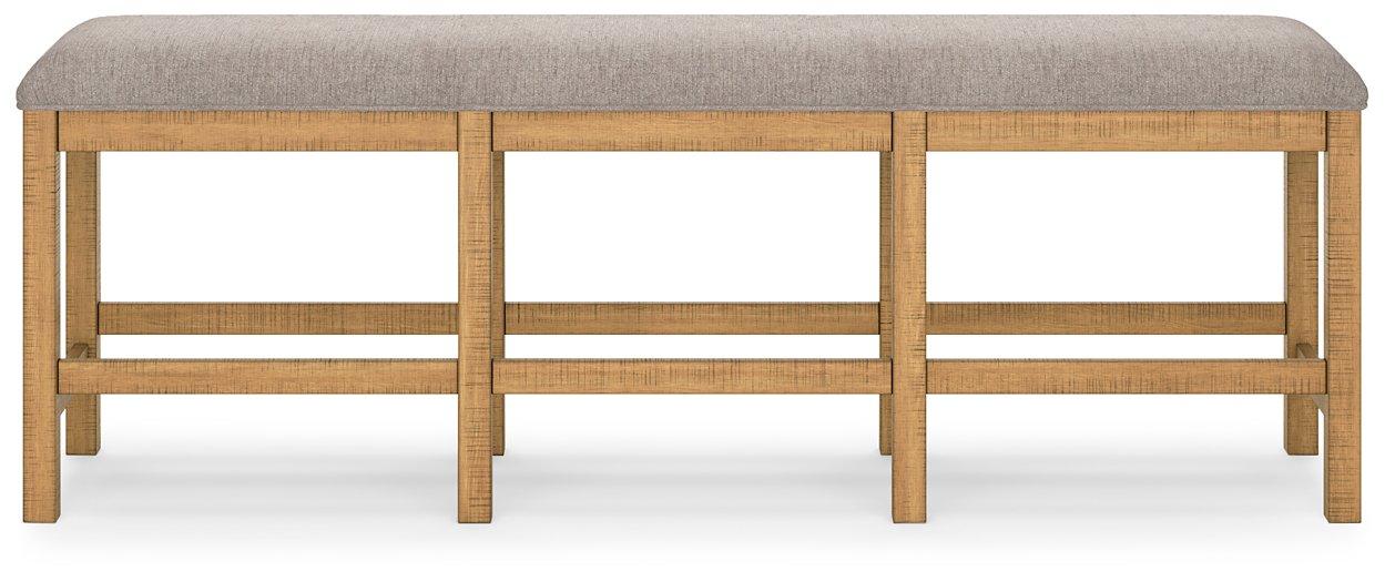 Havonplane 72" Counter Height Dining Bench - Ideal Furniture (Fresno,CA)