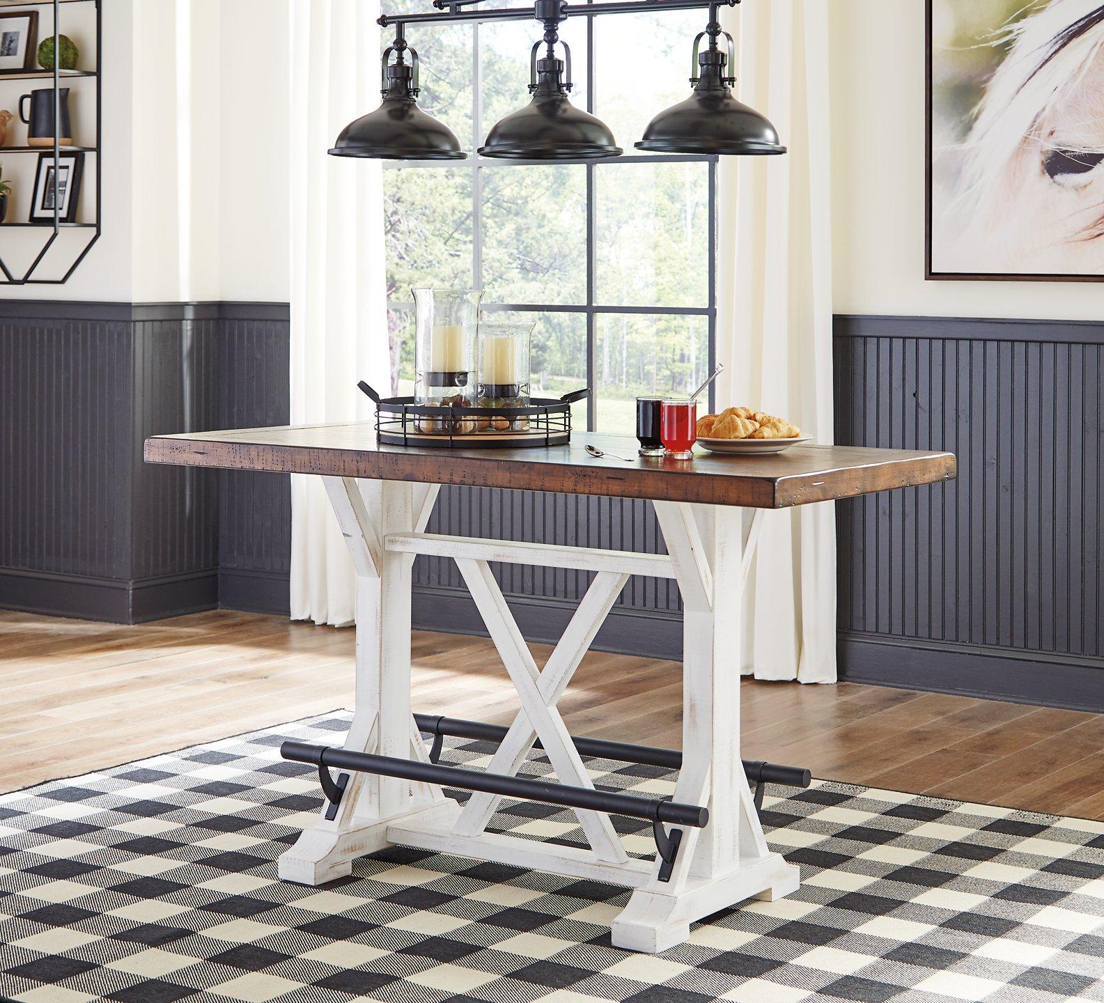 Valebeck Counter Height Dining Table - Ideal Furniture (Fresno,CA)