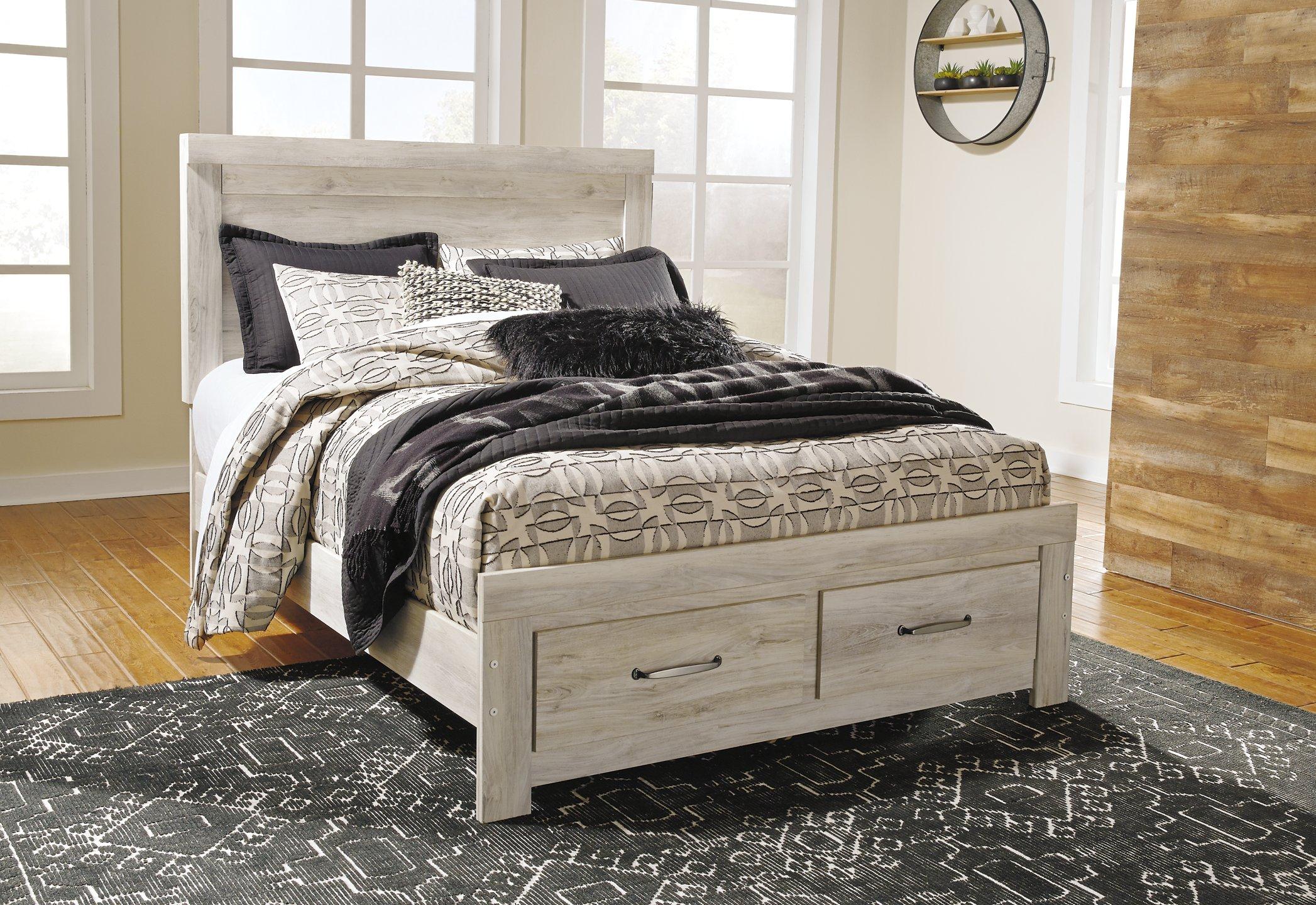Bellaby Bed with 2 Storage Drawers - Ideal Furniture (Fresno,CA)