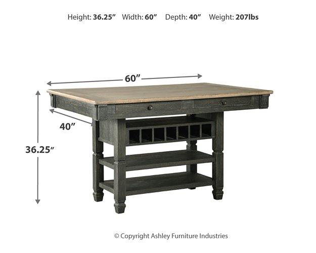 Tyler Creek Counter Height Dining Set - Ideal Furniture (Fresno,CA)