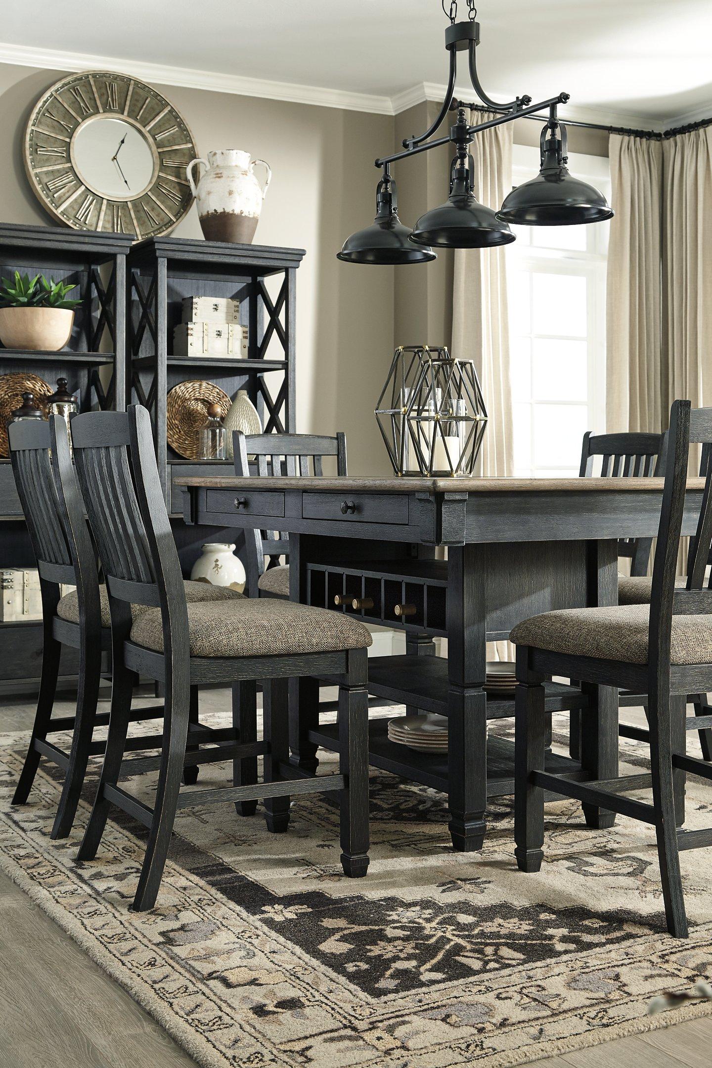 Tyler Creek Counter Height Dining Set - Ideal Furniture (Fresno,CA)