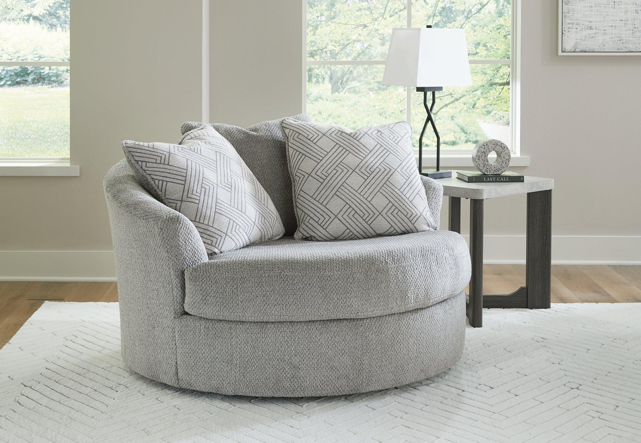 Casselbury Oversized Swivel Accent Chair - Ideal Furniture (Fresno,CA)