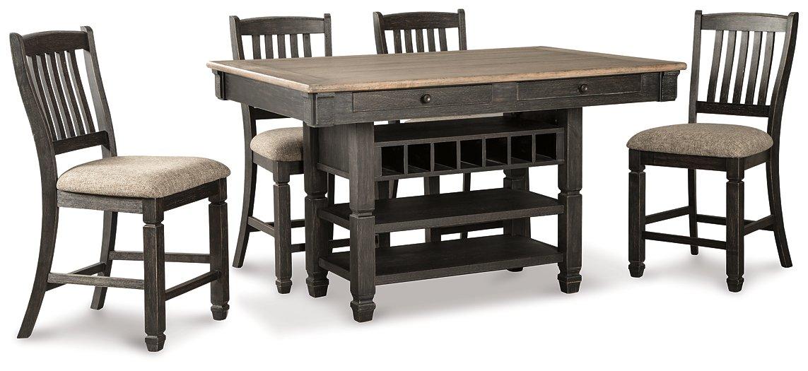 Tyler Creek Counter Height Dining Set - Ideal Furniture (Fresno,CA)