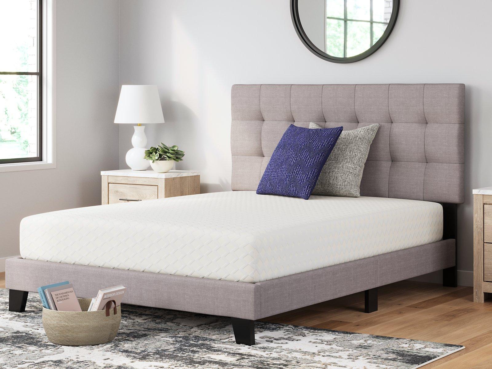 10 Inch Chime Memory Foam Mattress Set - Ideal Furniture (Fresno,CA)