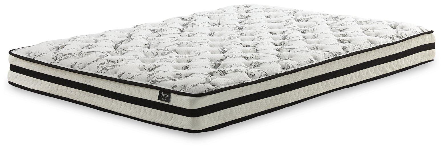 8 Inch Chime Innerspring Mattress Set - Ideal Furniture (Fresno,CA)