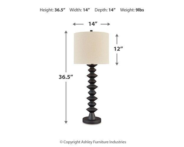 Luanndon Lamp Set - Ideal Furniture (Fresno,CA)