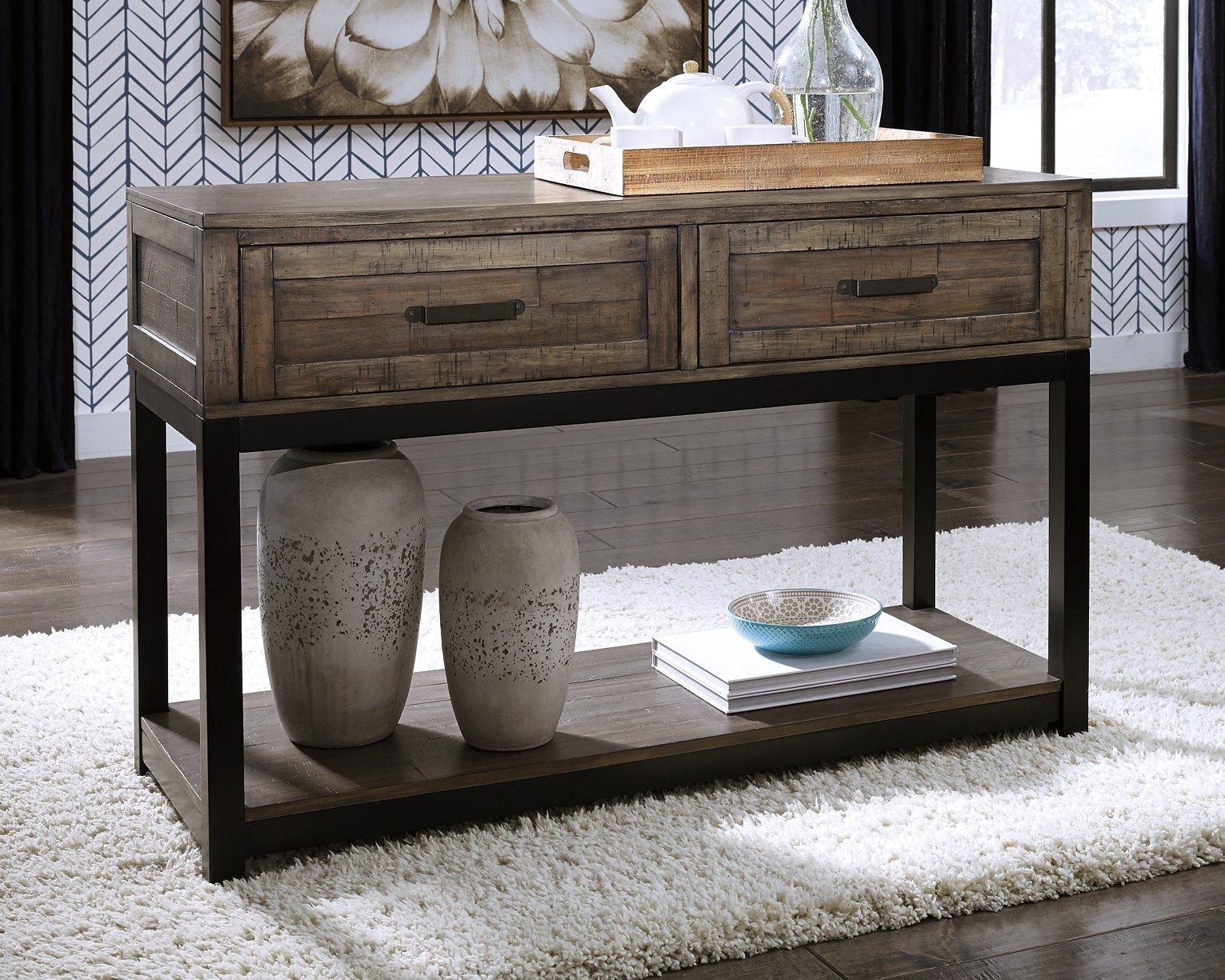 Johurst Sofa/Console Table - Ideal Furniture (Fresno,CA)