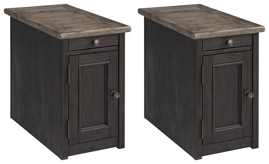 Tyler Creek End Table Set - Ideal Furniture (Fresno,CA)