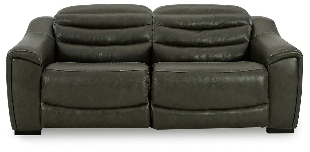 Center Line Power Reclining Sectional Loveseat - Ideal Furniture (Fresno,CA)