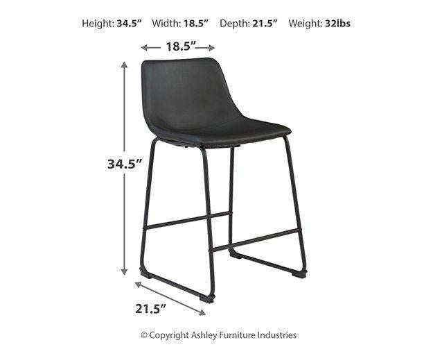 Centiar Counter Height Bar Stool - Ideal Furniture (Fresno,CA)
