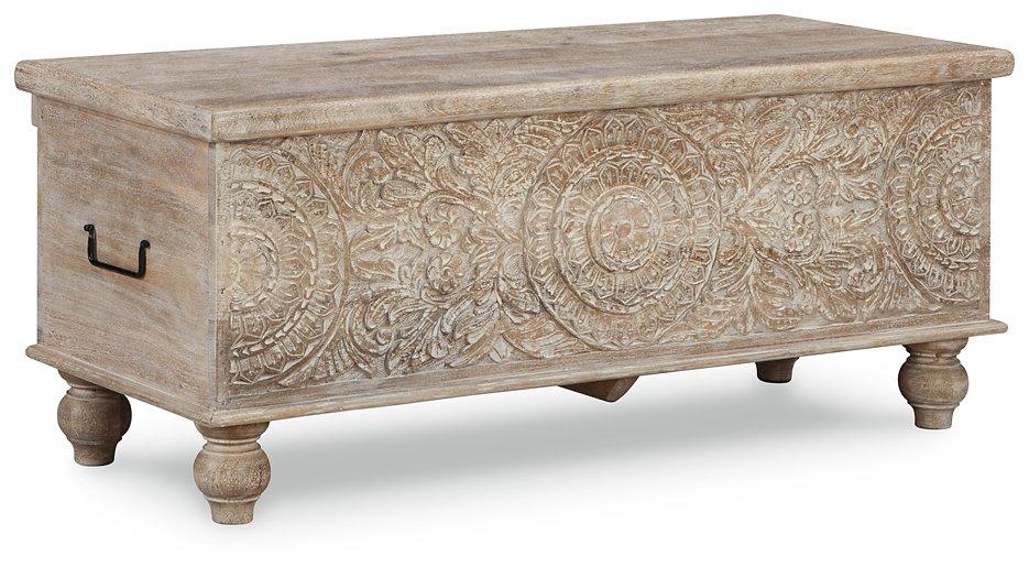 Fossil Ridge Storage Bench - Ideal Furniture (Fresno,CA)