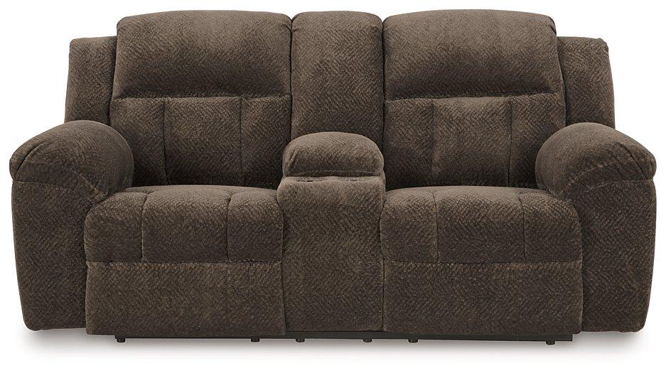 Frohn Reclining Loveseat with Console - Ideal Furniture (Fresno,CA)