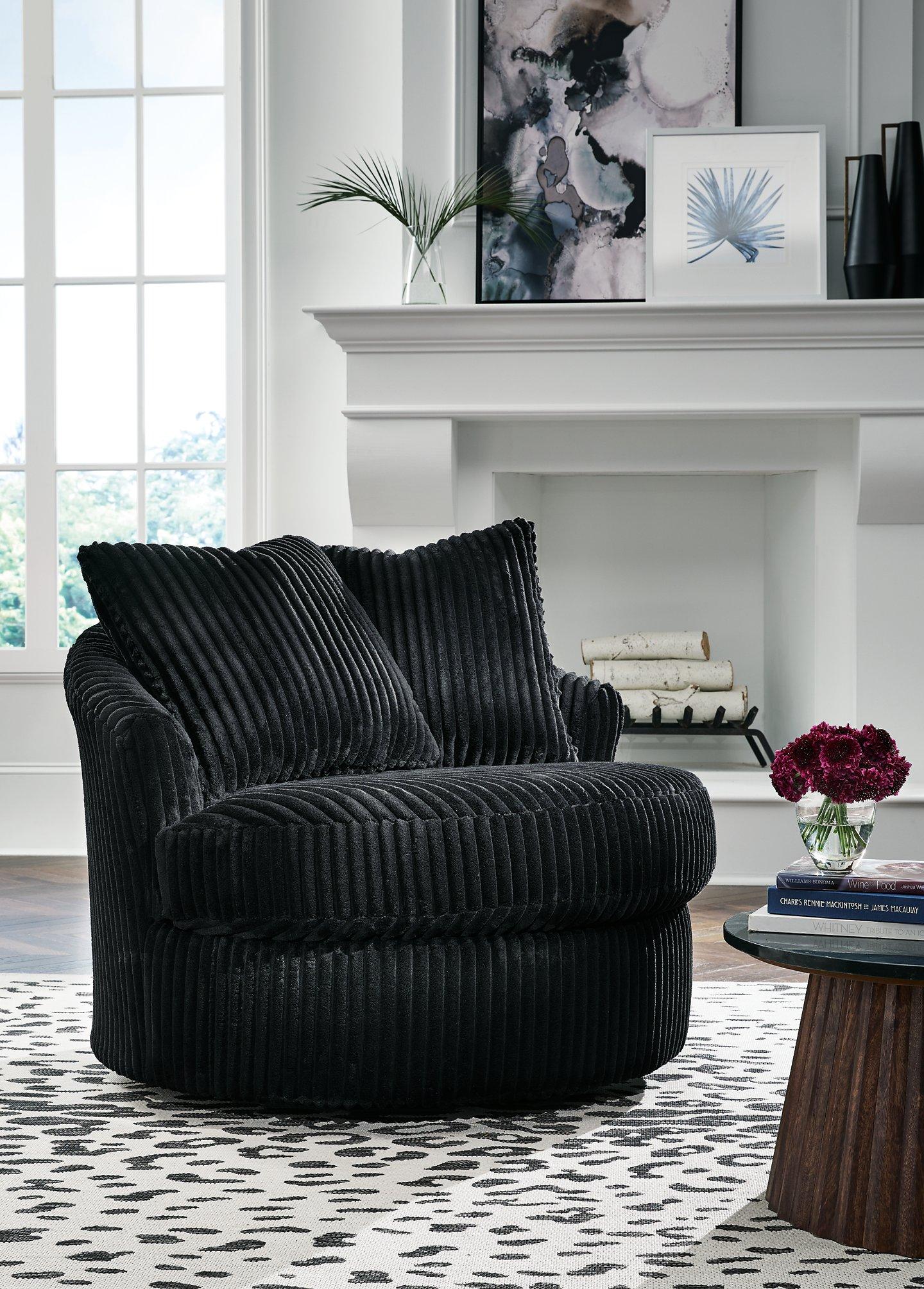 Gramwell Swivel Accent Chair - Ideal Furniture (Fresno,CA)
